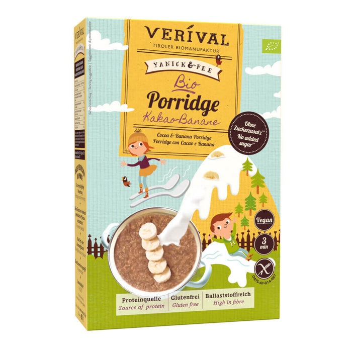 Kids Porridge Kakao-Banane 350g - Verival Bio