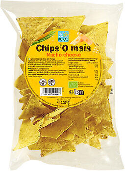 Chips'O mais Nacho Cheese ( Nachos) 125g- Pural Bio
Entdecken Sie die unwiderstehlich leckeren Pural Nacho Cheese Maischips, die ideale Knabberei für jede Gelegenheit!