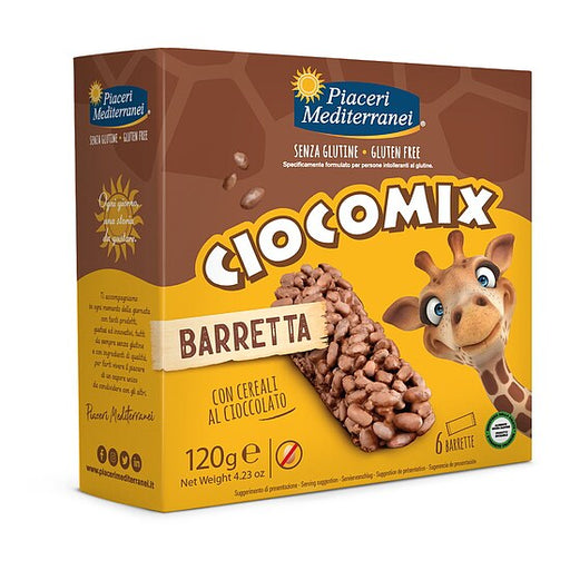 Ciocomix Baretta - Puffreisriegel Schokolade 120g- Piaceri Mediterranei
Dieser knusprige Puffreisriegel mit Schokolade bietet nicht nur einen fantastischen Geschmack, sondern ist auch glutenfrei.