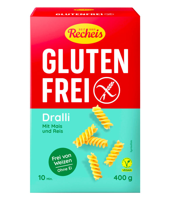 Dralli Glutenfrei Vegan 400g - Recheis
Eine echte Alternative sind unsere vegan Glutenfrei Dralli für alle, die auf glutenhaltige Lebensmittel verzichten müssen oder wollen!