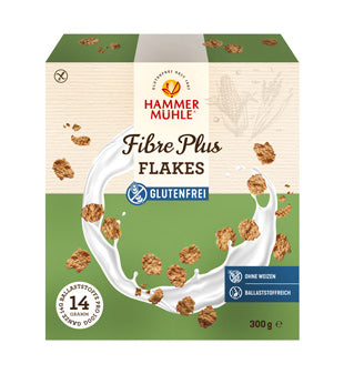 Fibre plus Flakes 300g -Hammermühle
Unsere ballaststoffreichen Flakes aus Reis und Maiskleie sind knusprig geröstet und herrlich kross gebacken – die perfekte Basis für dein Frühstück.