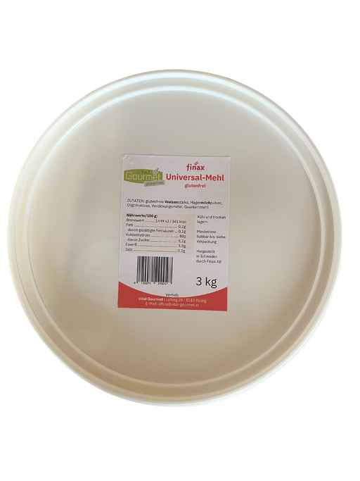 Finax Universal Mehlmischung 3kg Eimer glutenfrei - Finax