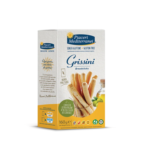 Grissini 160g - Piaceri
Wenige Zutaten, purer Geschmack – ein veganer Snackklassiker in praktischen Portionen