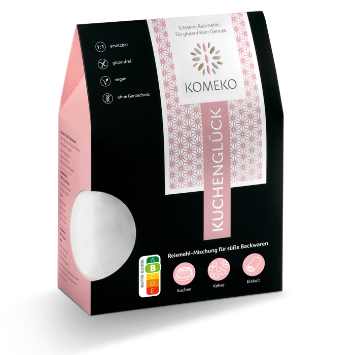 Kuchenglück Reismehl für Kuchen , Kekse 500g - Komeko
