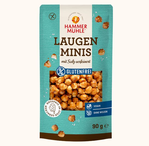 Laugen Minis 90g-Hammermühle
Klein, rund und extra knusprig – unsere glutenfreien Laugenkugeln sind der perfekte Snack für Groß und Klein!