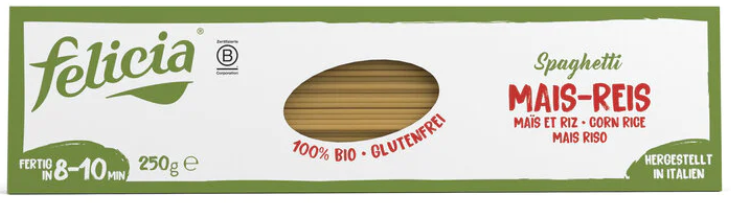 Spaghetti Mais-Reis 250g - Felicia bio