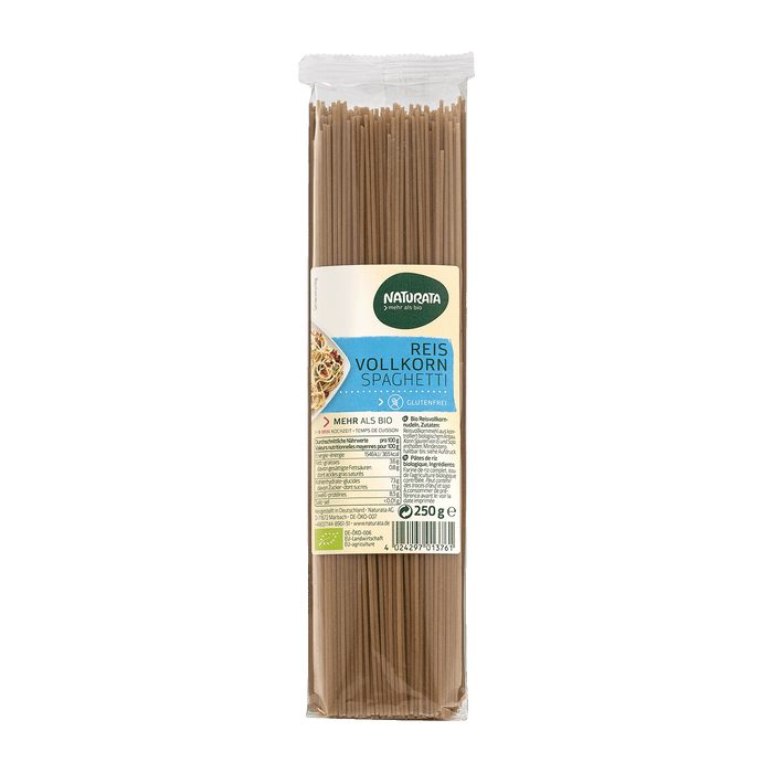 Reis Vollkorn Spaghetti 250g - Naturata Bio