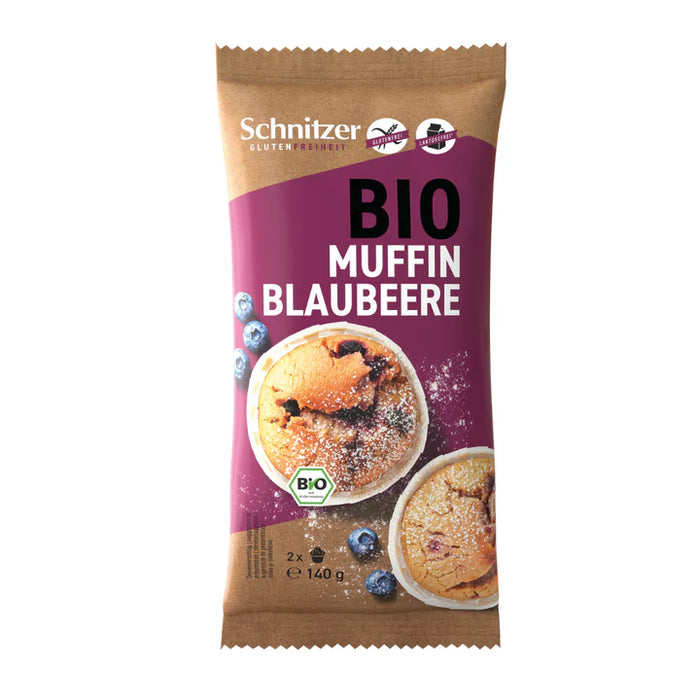 Blaubeer Muffins 140g - Schnitzer Bio