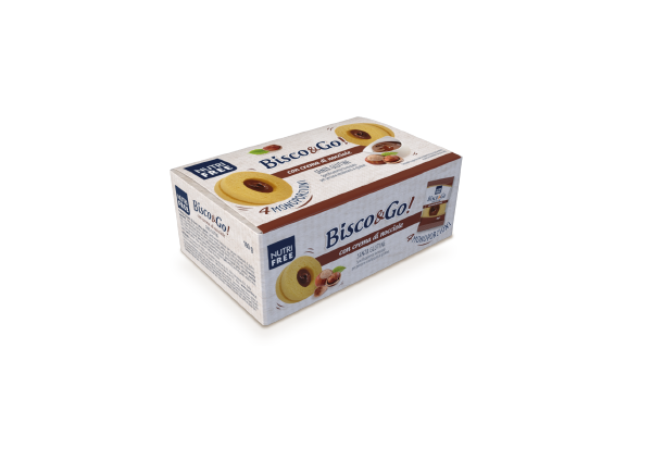 Bisco & Go mit Haselnusscreme 160g- Nutri Free
Die Kekse mit Haselnusscreme sind einzeln verpackt und somit der perfekte Begleiter zum Kaffee und eignen sich daher sehr gut als Snack für zwischendurch.
