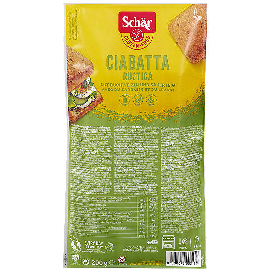 Ciabatta Rustica 200g - Schär