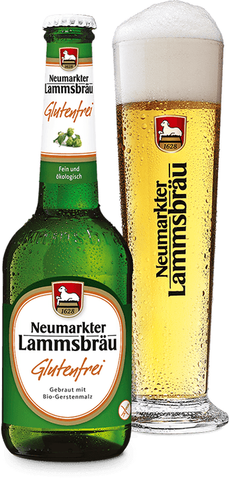 Lammsbräu Bio glutenfrei - hefefrei Bier 9 x 330ml inkl Versandkarton
Neumarkter Lammsbräu Glutenfrei ist das erste glutenfreie Bier aus Gerstenmalz. Glutenfrei ist mit dem Lammsbräu-Klassiker EdelPils identisch, aber ohne Gluten!