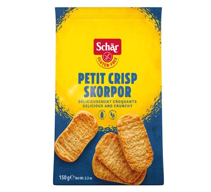 Petit Crisp Skorpor 150g- Schär
Überrasche deine Freunde mit echtem, italienischem Temperament!