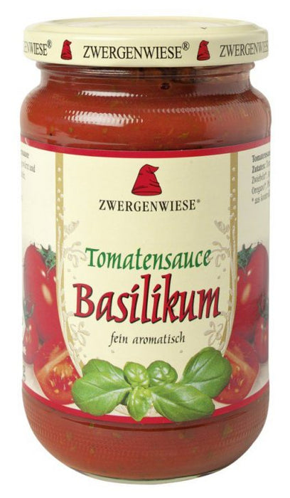 Tomatensauce Basilikum 340ml - Zwergenwiese bio
