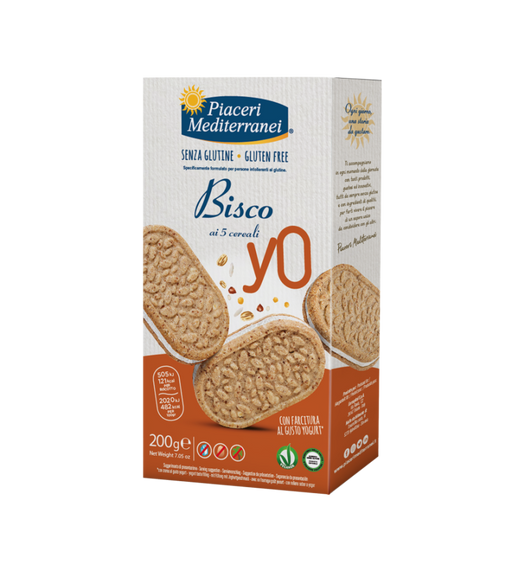 BiscoYo Kekse mit 5 Cereali 200g - Piaceri

Lust auf eine leckere, aber leichte Pause? Die Antwort ist einfach: BiscoYo 5 Cerealien glutenfrei – der perfekte Snack für bewussten Genuss!