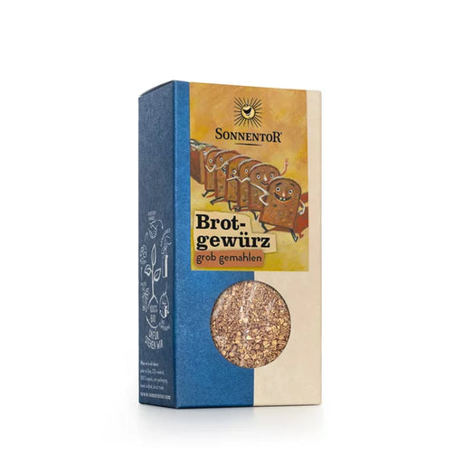 Brotgewürz , grob gemahlen 45g - Sonnentor bio

&nbsp;"Traditionell und unverwechselbar" Alle wichtigen, traditionellen Brot-Gewürze sind im Sonnentor-Brotgewürz enthalten