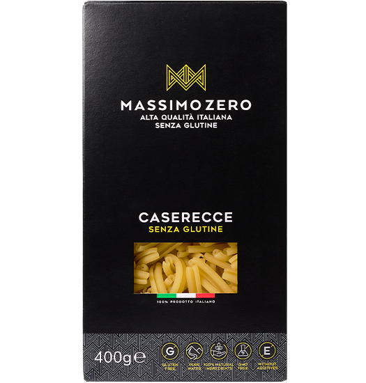 Casarecco 400g - Massimo Zero

Die glutenfreien Caserecce von Massimo Zero sind eine traditionelle Pasta-Spezialität aus Mittel- und Süditalien und begeistern mit ihrer charakteristisch gedrehten Form.