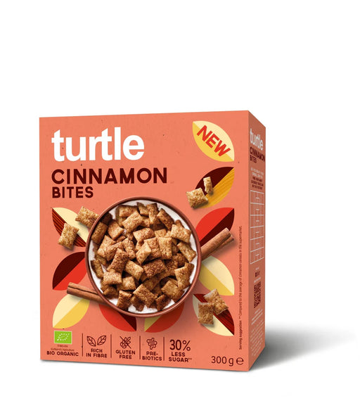 Cinnamon Bites 300g - Turtle

Unsere knusprigen Zimtcerealien überzeugen mit ihrem unwiderstehlichen Geschmack und besten Zutaten – biologisch, glutenfrei und natürlich lecker.