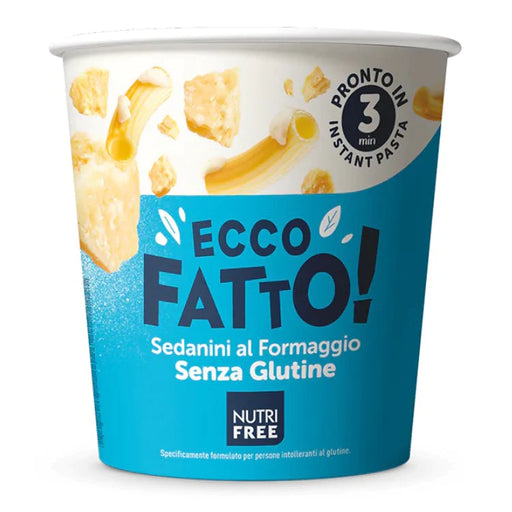 Ecco Fatto Sedanini al Formaggio 70g-Nutri Free

In nur drei Minuten&nbsp;ist die&nbsp;fertige glutenfreie Pasta&nbsp;zubereitet. Von überall aus verzehrbar.