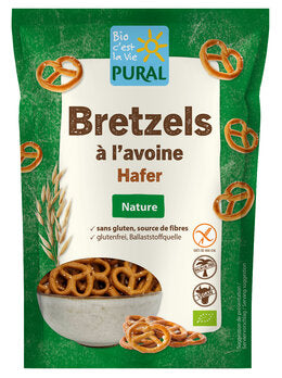 Hafer Brezeln glutenfrei 80g - Pural

Knusprig, lecker und glutenfrei genießen – unsere Bio Hafer Brezeln sind der perfekte Snack für alle, die bewusst naschen wollen. Mit ihrem goldbraunen Knuspermantel und dem feinen Geschmack sind sie ein echter Genuss für jede Gelegenheit: ob zum Aperitif, unterwegs oder einfach für entspannte Momente zwischendurch.