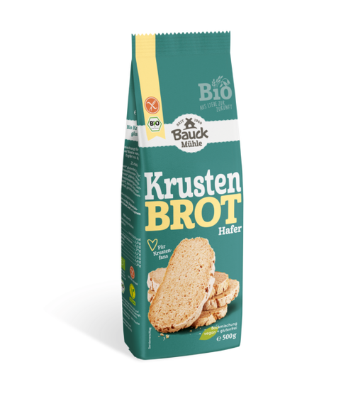 Krustenbrot Hafer Backmischung 500g- Bauckhof BIO

Krustenbrot Hafer, glutenfrei von Bauckhof Bio. Backmischung für glutenfreies Brot auf Basis von Hafermehl. Ergibt ca. 825g Brot. Krustenbrot schnell einfach zubereitet. Sie geben nur Wasser und Hefe hinzu. Auch für Brotbackautomaten geeignet!
