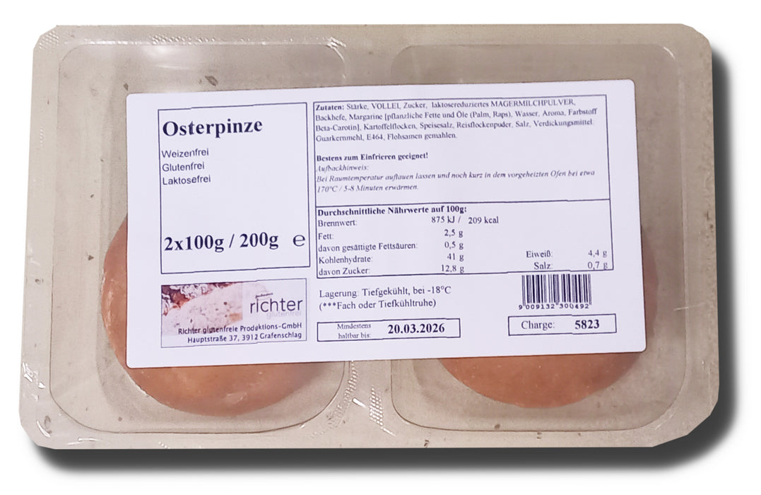 Osterpinze glf. 2 x 100g- Richter glutenfrei