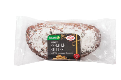 Premium-Stollen 750g - Poensgen

Feinster Genuss – ganz ohne Gluten!
Dieser Premium-Stollen begeistert mit einer saftigen Konsistenz und einer edlen Marzipan-Nougatfüllung. Verfeinert mit Rosinen, Mandeln, Butterreinfett und weihnachtlichen Gewürzen – ein echter Klassiker neu gedacht. Handwerklich hergestellt und glutenfrei – ideal für besondere Anlässe oder einfach zum Genießen.