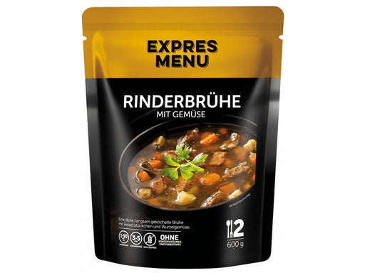 Rinderbrühe mit Gemüse 600g-Expressmenü