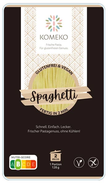 Spaghetti 128g- Komeko

Die KOMEKO Pasta bringt den Genuss von traditioneller frischer Pasta, die glutenfrei ist und nicht gekühlt werden muss.