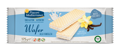 Wafer Vanille 175g- Piaceri

Eine zarte Vanillecreme trifft auf die Knusprigkeit der Waffel und ergibt den Snack, auf den alle gewartet haben. Perfekt für eine leckere Stärkung!