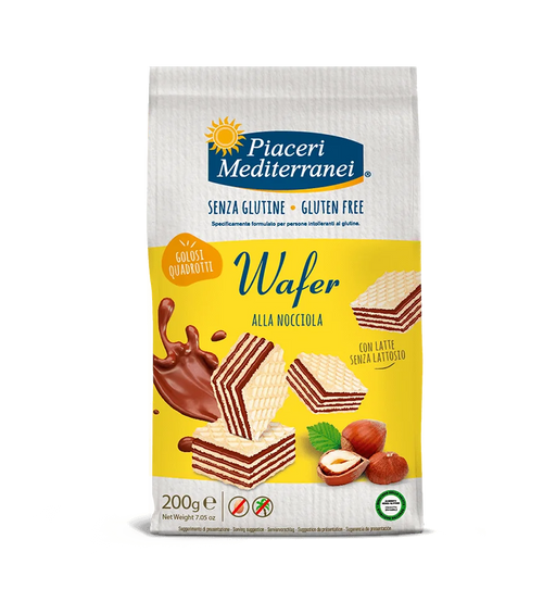 Waffeln mit Haselnusscreme 200g - Piaceri Mediterranei

Diese köstlichen, quadratischen Waffeln von Piaceri Mediterranei sind mit einer cremigen Pistazienfüllung veredelt und bieten einen einzigartigen Geschmack.