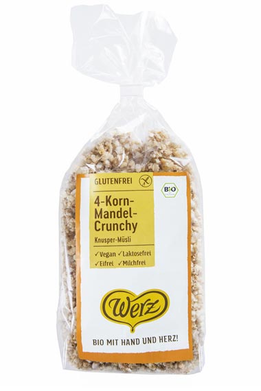 4 Korn Mandel Crunchy  250g - Werz Bio