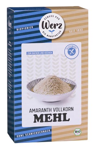 Amaranth Vollkorn Mehl 500g  - Werz Bio

