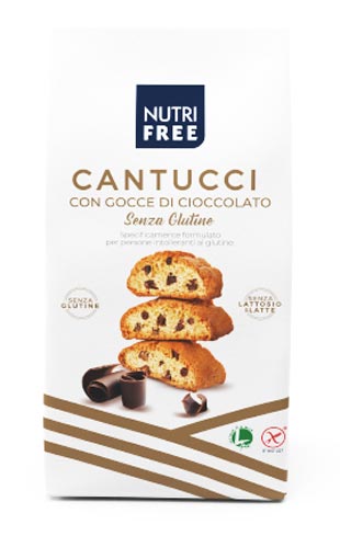 Cantucci mit Schokoladenstücke 240g - Nutri free

Glutenfreie Cantucci mit Schokoladenstückchen von Nutrifree. Italienische Kekse mit Schoko-Tropfen.