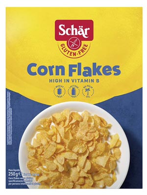 Corn Flakes 250g - Schär

 Das gesunde&nbsp;Frühstück & für den perfekten Start in den Tag, das schmeckt schon den Kleinsten. 