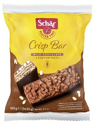 Crisp Bar 105g - Schär

Der ideale glutenfreie Snack für zwischendurch und für unterwegs.
