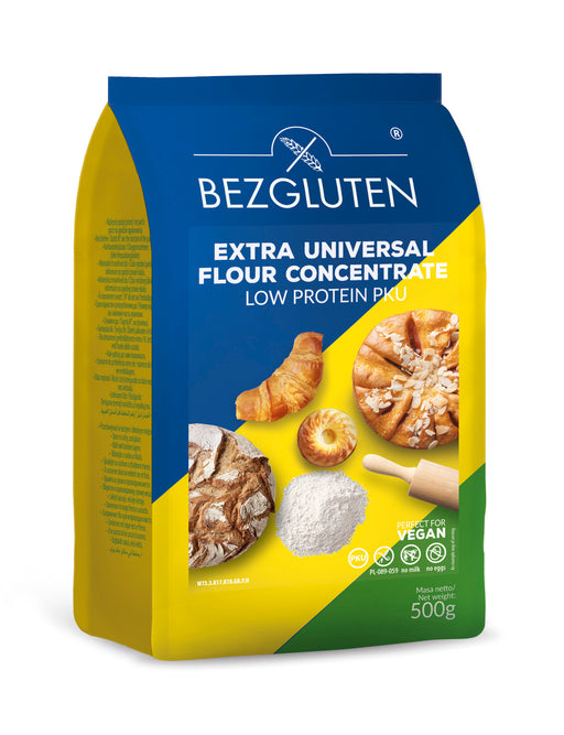 Eiweißarmes Mehl Extra Universal PKU 500g- Bezgluten