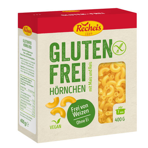 Hörnchen Glutenfrei Vegan 400g - Recheis

Eine echte Alternative sind unsere vegan Glutenfrei Hörnchen für alle, die auf glutenhaltige Lebensmittel verzichten müssen oder wollen.