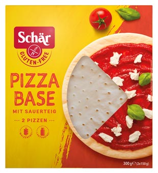 Pizza Base 300g - Schär

Glutenfreie Pizzaböden