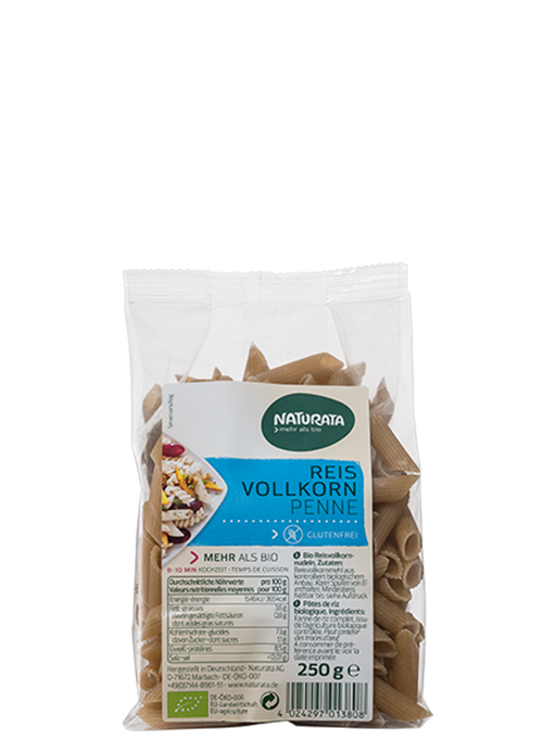 Reis Vollkorn Penne 250g - Naturata bio