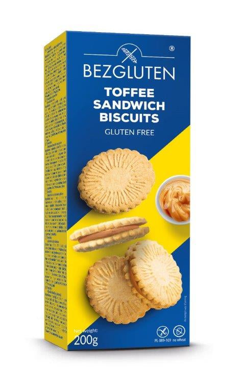 Toffee Sandwich Kekse 200g- Bezgluten
