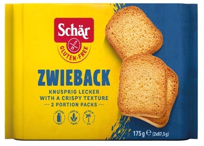 Zwieback 175g - Schär

Glutenfreier Zwieback